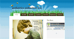 Desktop Screenshot of pediatricsunlimited.org